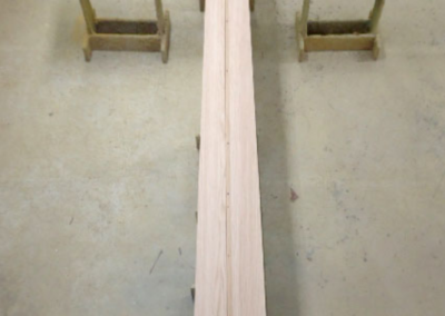 Wood Cross With Marble Inlays for Blessed Sacrament