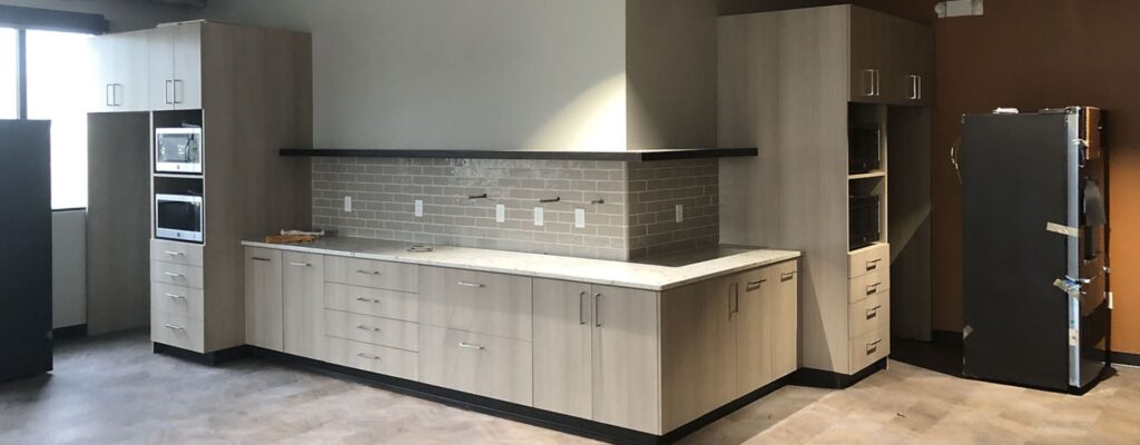 Breakroom in corporate office