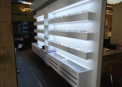 Plastic laminate display case for Metro Eye