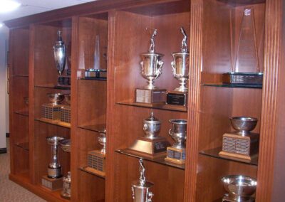 Custom Trophy Case for PGA